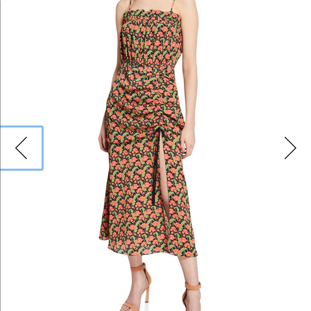 Revolve Elliatt floral dress with slit